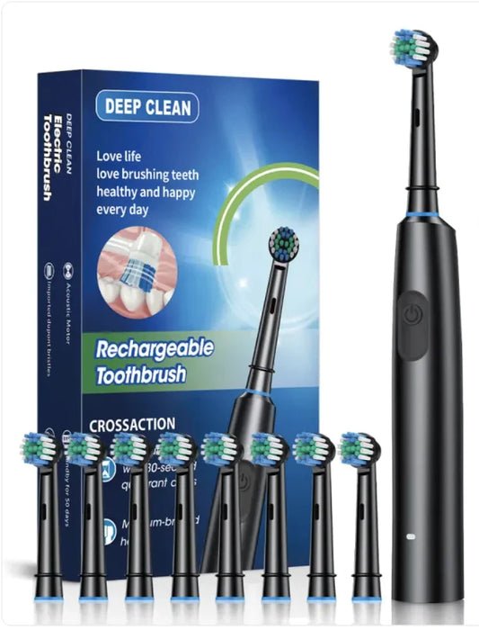 Rotating Round Head Electric Toothbrush